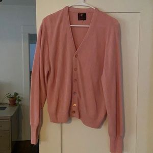 Vintage pink cardigan sweater